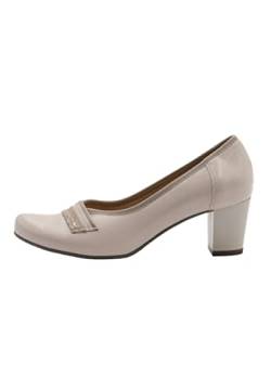 carato Damen Pumps aus Leder, BEIGE, 40 EU von carato