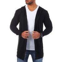 CARISMA Cardigan Herren leichte Herren Feinstrick Weste Strickjacke lange Passform 7717 in Unifarbe von carisma