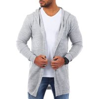 CARISMA Cardigan Herren leichte Herren Feinstrick Weste Strickjacke lange Passform 7717 in Unifarbe von carisma