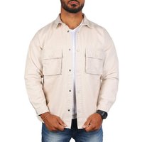 CARISMA Langarmhemd Herren Hemd Jacke robuste jeansartige Qualität retro Safari Look 8549 Regular Kentkragen Langarm Uni von carisma