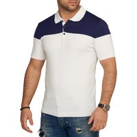 CARISMA Poloshirt CRPARATI Strick Kurzarm Polo T-Shirt Color-Block von carisma