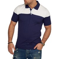 CARISMA Poloshirt CRPARATI Strick Kurzarm Polo T-Shirt Color-Block von carisma