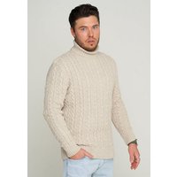 CARISMA Rollkragenpullover CRMUS Grobstrick Zopf-Muster von carisma