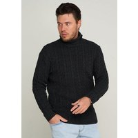 CARISMA Rollkragenpullover CRMUS Grobstrick Zopf-Muster von carisma