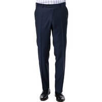 Carl Gross Herren Hose blau Schurwolle gemustert von carl gross