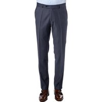 Carl Gross Herren Hose blau Schurwolle von carl gross