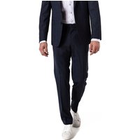 Carl Gross Herren Hose blau Schurwolle von carl gross