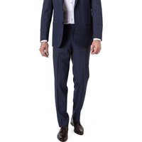 Carl Gross Herren Hose blau Schurwolle von carl gross