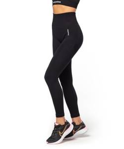 carpatree - Sport Leggings Damen, Scrunch Butt Sportleggins mit Push Up, Seamless und Blickdichte Sporthose, High Waist, Grosse Flexibilität, Marken Leggings Tights für Workout Gym Yoga - Schwarz von carpatree