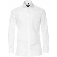 CASAMODA Businesshemd Businesshemd - Comfort Fit - Langarm - Einfarbig - Weiß von casamoda