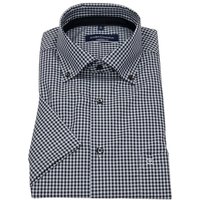 CASAMODA Kurzarmhemd Casamoda Comfort Fit Button-Down-Kragen von casamoda