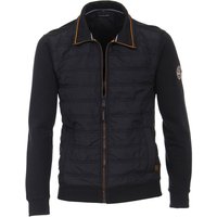 CASAMODA Sweatjacke CASAMODA Materialmixjacke uni von casamoda