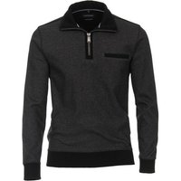 CASAMODA Sweatshirt SNOS Sweatshirt mit Zip, 756 anthrazit von casamoda