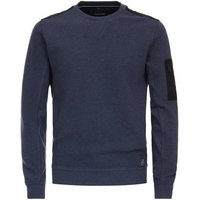 CASAMODA Sweatshirt Sweatshirt, O-Neck, 131 blau von casamoda