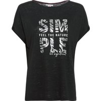 CECIL T-Shirt, Motiv-Print, für Damen, schwarz, L von cecil