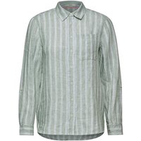 Cecil Langarmbluse LINEN_ Stripe Shirt Blouse von cecil