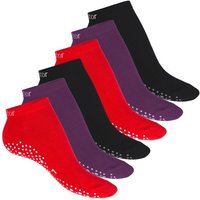 celodoro Sportsocken Damen Pilates & Yoga Sneaker Socken mit ABS (6 Paar) von celodoro
