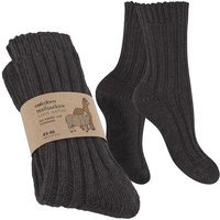 celodoro Thermosocken Damen & Herren Natur Wollsocken mit Alpaka Winter Socken von celodoro