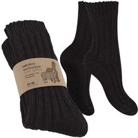 celodoro Thermosocken Damen & Herren Natur Wollsocken mit Alpaka Winter Socken von celodoro