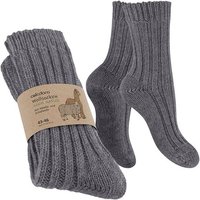 celodoro Thermosocken Damen & Herren Natur Wollsocken mit Alpaka Winter Socken von celodoro