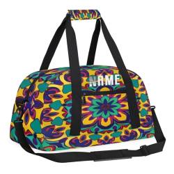 Mandala Tribe Kindertasche mit schönem Druck, personalisierbar, Wochenend-Reisetasche, Reisetasche für Teenager, Jungen, Fitnessstudio, Fußball, Handgepäck, Maletas, Para Niños, individuelle von cfpolar