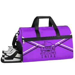 Personalisierte Sporttasche für Jungen und Herren, benutzerdefinierte Sport-Reisetasche mit Schuhfach, maßgeschneiderte Mädchen-Tanztasche, Wochenend-Übernachtungstasche für Frauen, Kinder, von cfpolar