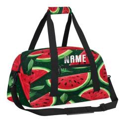 Reisetasche für Kinder, Motiv: Wassermelonen-Fruchtdruck, personalisierbar, Wochenendtasche, Reisetasche, Reisetasche für Teenager, Jungen, Fitnessstudio, Fußball, Handgepäck, Maletas, Para Niños, von cfpolar