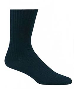 10 Paar Kellner Socken, Berufssocken 100% Baumwolle Schwarz für Damen und Herren CH-137 (35-38) von ch-home-design