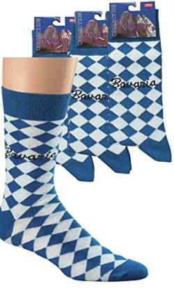 3 Paar Computer-Socken Bavaria für Damen und Herren CH-187 (37-42) von ch-home-design