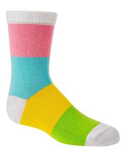 GOTS Zertifiziert-Bio Kindersöckchen * 3er-Bündel* 75% Bio Baumwolle Socken Für Mädchen CH-691 (31-34, Streifen) von ch-home-design