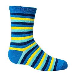 GOTS Zertifiziert-Bio Kindersöckchen * 3er-Bündel* 75% Bio Baumwolle Socken jungen CH-693 (27-30, Ringel) von ch-home-design