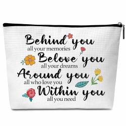 Graduation Gifts For Her, Behind You Believe You Zipper Makeup Bag, Graduation Gift Bag For College Senior Year Girls, Congratulations Gift, College Gifts, Cosmetic Bag Travel Pouch, 1 Pack (C11), von chanuan