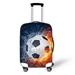 Chaqlin 3D Fußball Fußball Muster Gepäck Abdeckungen Reise Durable Anti-Scratch Koffer Schutz Fit 22-25inch von chaqlin