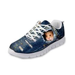 chaqlin Denim Hamster Modische Herren Damen Turnschuhe Anti-Rutsch-Sport Outdoor Running Toms Größe 36 von chaqlin