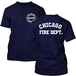Chicago Fire Department - T-Shirt in Navy (M) von chicagofireshop