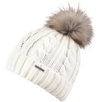 chillouts Bommelmütze Joan Hat Mit Fake-Fur Pom Pom, Zopfmuster von chillouts