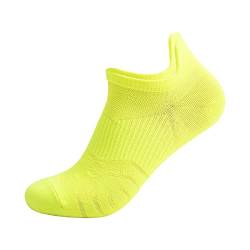 Arbeitssocken Füßlinge low cut Outdoor-Sportsocken für Männer und Frauen, Fitness-Laufsocken, dünne Socken, flacher Schnitt, atmungsaktive Sommersocken, schnell Unsichtbare Kurze (Green, One Size) von chiphop