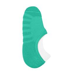 Sneaker Socken Herren Damen Männliche Teenager Erwachsene Sommer Solide Ultradünne Atmungsaktive Trend Retro Socken Unsichtbare Kurze Socken Unisex (Green, One Size) von chiphop