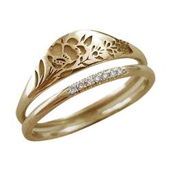 chiphop Elegante Frau Einfache Gold Geschnitzte Rose Ring Mode Hohl Ring Geschenk Für Frauen Teen Mädchen Größe 5 11 Ringe Partnerringe Edelstahl (Gold, 8) von chiphop