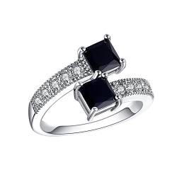 chiphop Zirkon Ring Po Geburtstag Vorschlag Geschenk Braut Verlobungsfeier Ring Engagement Rings (B, One Size) von chiphop