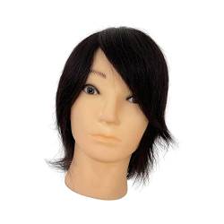 chiwanji Mannequin-Kopf für männliches Haar, Haarstyling-Anfänger-Trainings-Friseursalon-Ausrüstung Langlebiges Übungskopf-Modell für lockiges von chiwanji