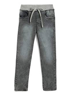 chopper club Jungen Jeans - Dehnbare Jeanshosen Denim, elastische Jeans für Jungs Slim Fit -Grau_11-12 Jahre von chopper club