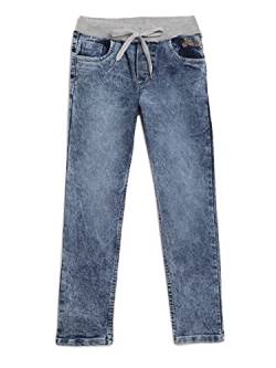 chopper club Jungen Jeans - Dehnbare Jeanshosen Denim, elastische Jeans für Jungs Slim Fit -Hellblau_12-13 Jahre von chopper club