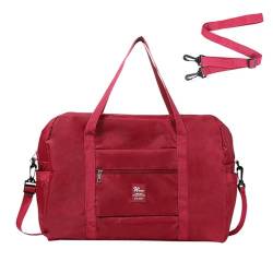 Gepäcktasche wasserdichte Reisetasche Weekender Übernachtungstasche Leichte Aufbewahrung Gepäck Duffle Bag Einkaufstasche Für Damen Und Herren Organizer Mit Mehreren Fächern von churuso