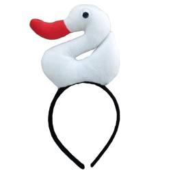 Schöner Kopfschmuck mit Cartoon-Motiv, trendiges Enten-Stirnband, perfekt für Geburtstage und Kostümpartys, niedliche Ente von churuso