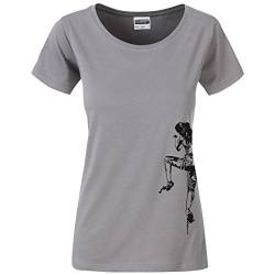 Klettershirt Damen Premium Bio T-Shirt Klettern #3 Opal M von climbing girl