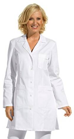 clinicfashion 10212025 Langkasack weiß für Damen, Mischgewebe, Größe 40 von clinicfashion