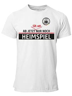 clothinx Ab jetzt nur noch Heimspiel Männer JGA Kombi T-Shirt Bio & Fair Weiß/Team Größe S von clothinx