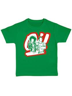 clothinx Skinhead & Punk United OI Kinder Bio T-Shirt Kelly Green Gr. 140 von clothinx