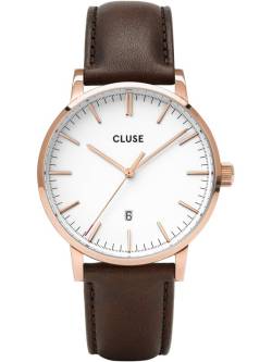 Aravis Leather, Rose, White/Dark Brown von cluse